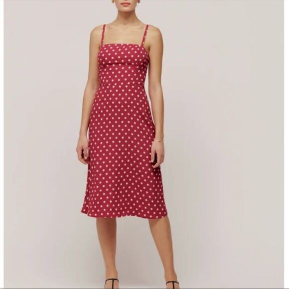 ReformationAfternoon Campari Dress